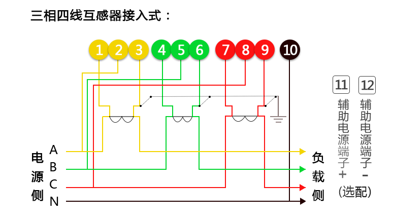 威勝智能電表接線